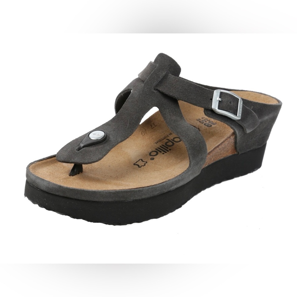 Birkenstock Papillo Luna Wedge in Anthracite Gray